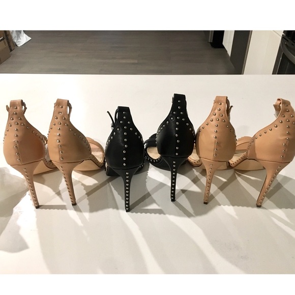 Open toe studded high heel sandal - Picture 4 of 4